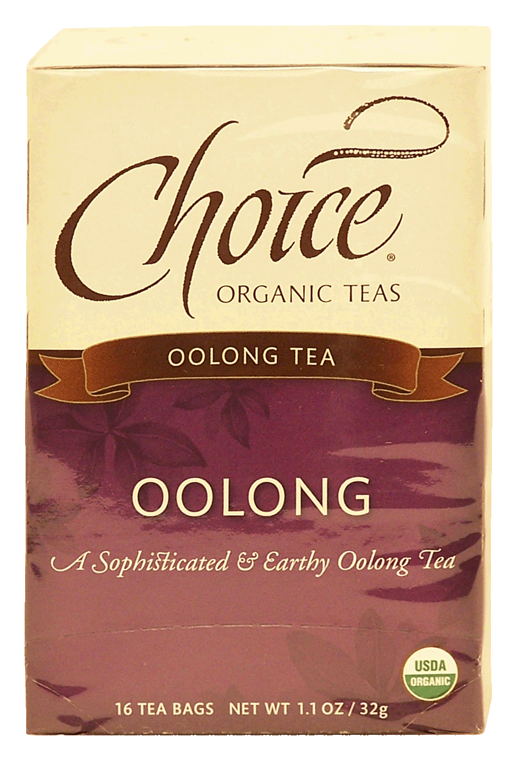 Choice  oolong organic tea, 16-bags Full-Size Picture